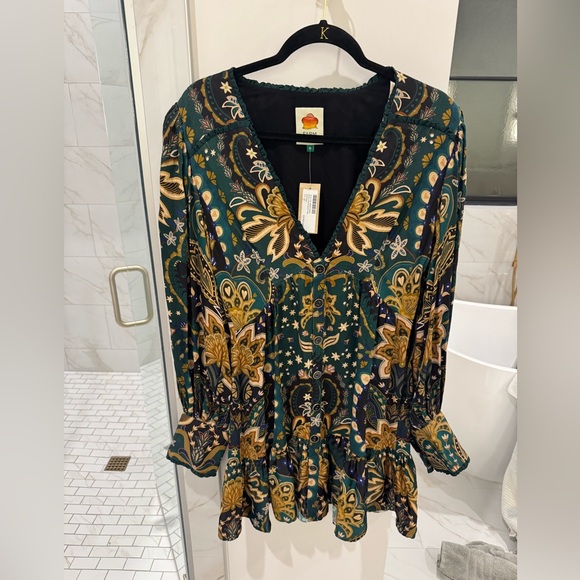 Farm Rio - NWT Rio Jaipur Mini Dress - medium - Picture 4 of 6